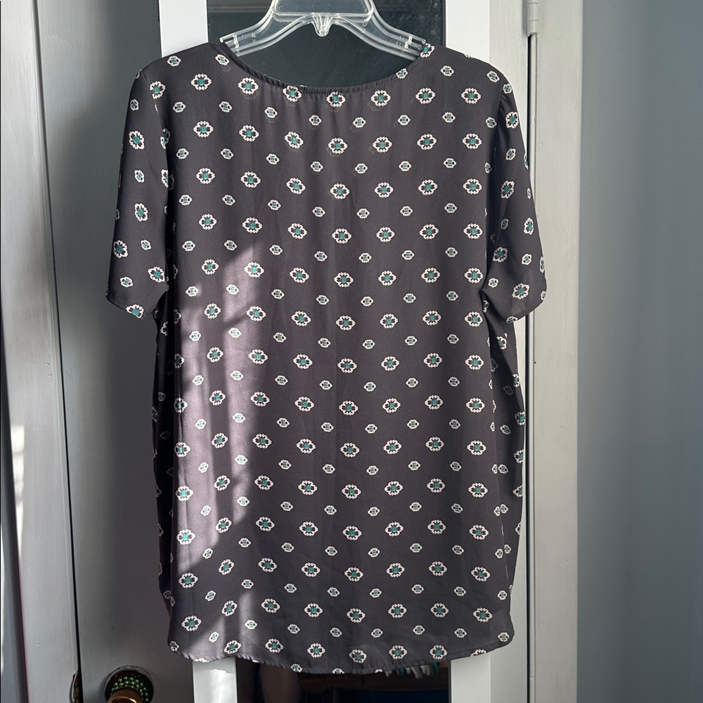 Papermoon Charcoal Patterned Blouse - image 3